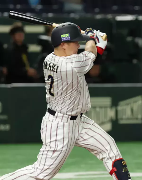 牧の適時打　野球