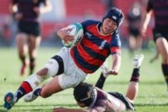 田中のトライ　高校ラグビー