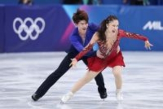 吉田、森田組の演技　五輪