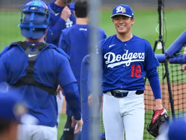 笑顔の山本　大リーグ