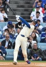 大谷、４戦ぶり安打　大リーグ