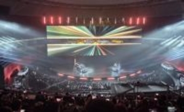 リープモーターの創業１０周年式典