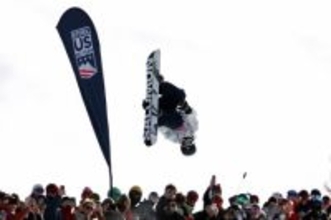 山田の滑走　Ｗ杯スノーボード