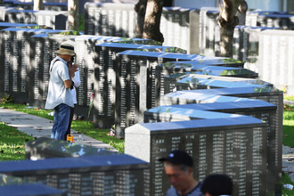 「平和創造拠点の地位築く」＝地上戦犠牲２０万人追悼―戦後８１年、沖縄慰霊の日