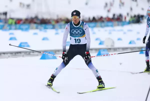 ゴールする渡部暁　五輪