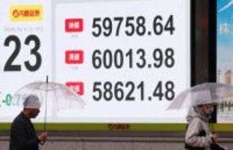 東京株、初の６万円超え＝５万円到達から半年―一巡後は失速、過熱感充満