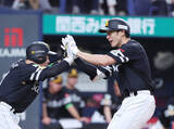 「ソフトバンクの柳田、初の代打アーチ＝プロ野球」の画像1