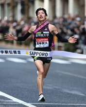 国学院大、感無量の２位　箱根駅伝