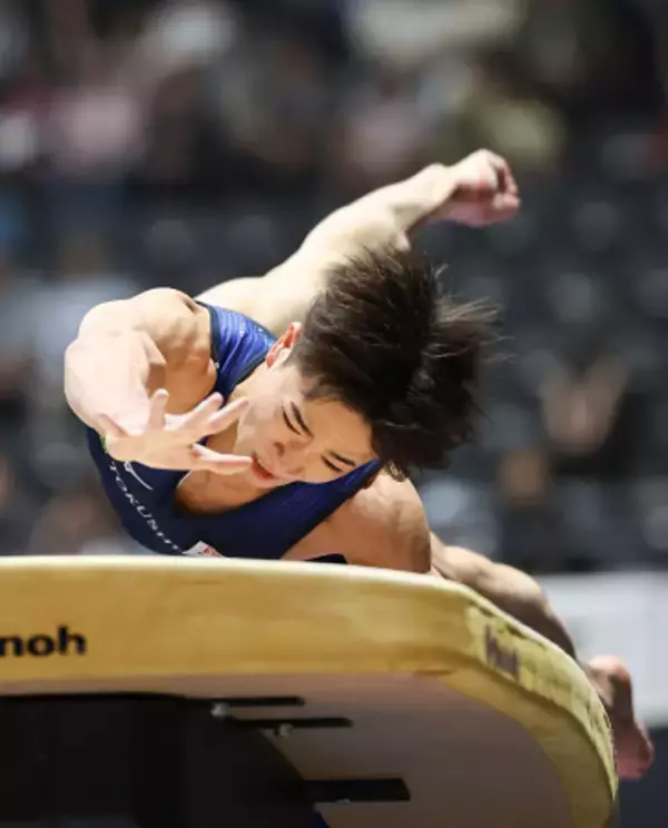 岡の跳馬　全日本体操