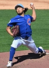 カブスの今永初登板、２回無失点＝米大リーグ