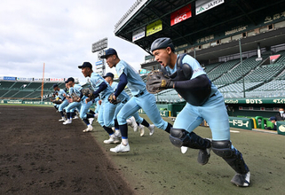 甲子園練習がスタート＝初日は横浜、高知農など―選抜高校野球