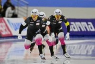 男子団体追い抜きの日本