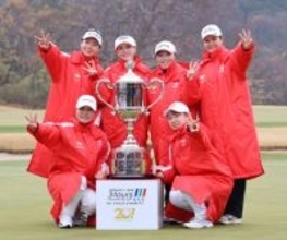 女子が３連覇＝ＭＶＰは菅―ゴルフ３ツアーズ