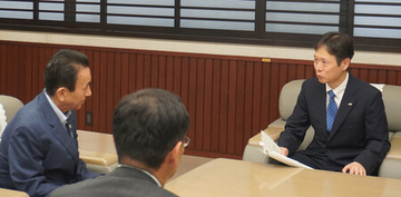 住民説明会終了を報告＝リニア着工へ静岡知事に面会―ＪＲ東海社長