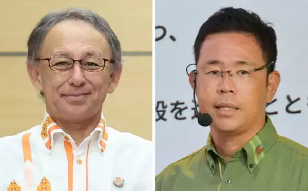 玉城・古謝氏一騎打ち＝沖縄知事選、２７日告示