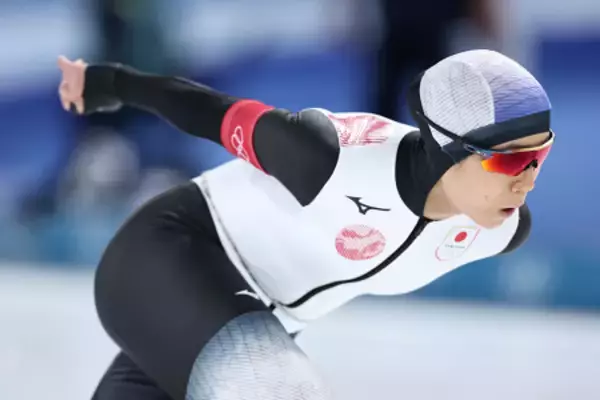 滑走する高木　五輪