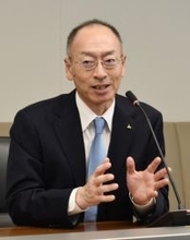 三菱重工社長、造船再興へ技術貢献