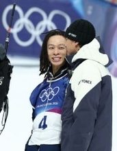 競技を終えた平野歩　五輪