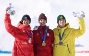 堀島が銀、今大会２個目＝島川は４位―デュアルモーグル〔ミラノ・コルティナ五輪〕