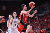 「日本女子、韓国に逆転勝ち＝バスケットボール国際強化試合」の画像1