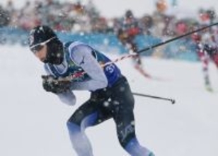 力走する山本涼　五輪