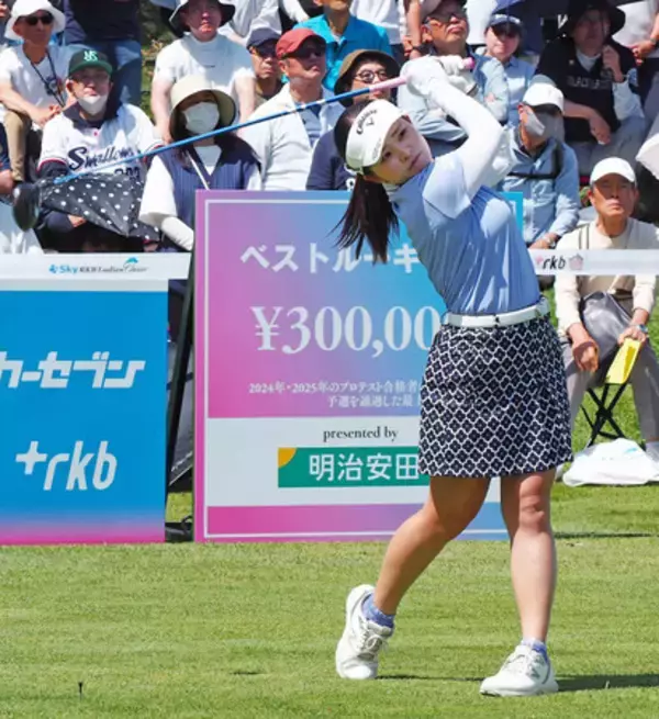 政田、初Ｖに向け気負わず＝ＲＫＢ女子ゴルフ