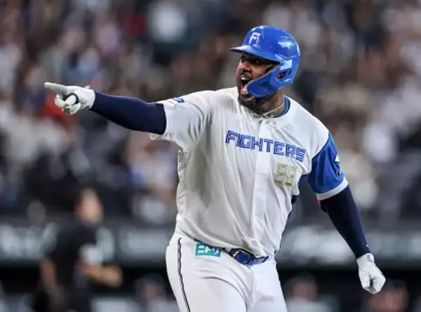 喜ぶレイエス　プロ野球