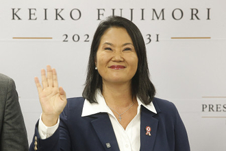 ペルー大統領選、フジモリ氏の当選確定