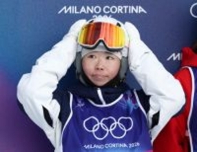 決勝２回目を終えた冨高　五輪