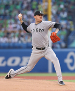 巨人先発のマタ　プロ野球