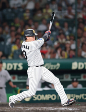 阪神の大山、値千金の一打＝プロ野球