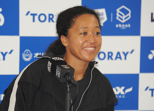 大坂なおみ「わくわく」＝東レテニス