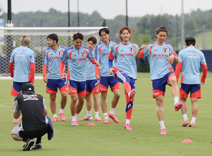オランダ戦へ非公開練習　Ｗ杯サッカー