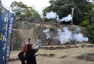 苗木城で築城５００年イベントを開催