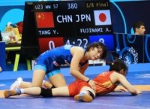 藤波、５７キロ級でも圧倒か＝文田と鏡は復帰戦―全日本レスリング