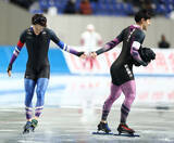 「試練続き、心は強く＝新濱、大一番で本領―全日本スピードスケート」の画像1