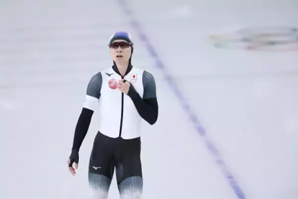 滑走を終えた森重　五輪