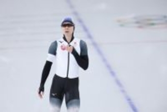 滑走を終えた森重　五輪