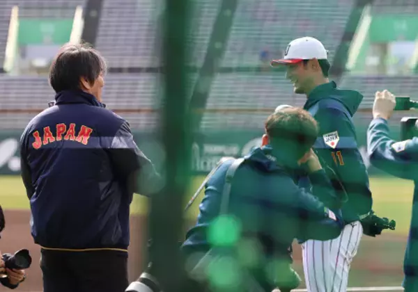 松井さんとダルビッシュ　野球