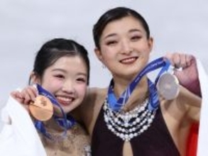 笑顔の坂本と中井　五輪