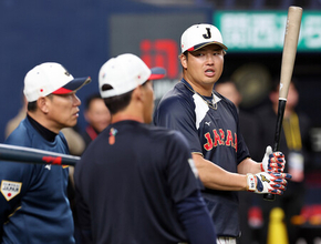村上、侍ジャパン合流＝大谷、鈴木らが練習