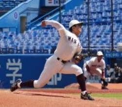 早大の高橋煌、新エースに名乗り＝東京六大学野球