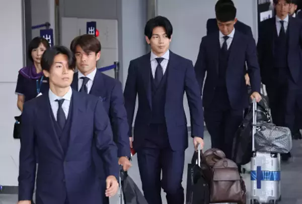 帰国した上田ら　Ｗ杯サッカー