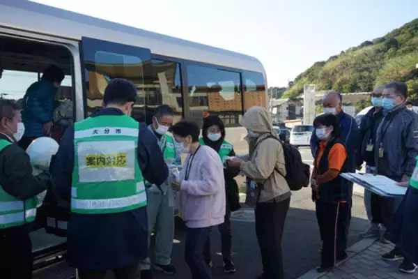 「跡形もなく」「気持ち沈んだ」＝火災避難者が自宅確認―大分
