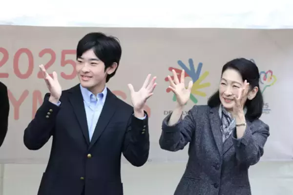 紀子さまと悠仁さま、デフリンピック観戦＝選手に手話でエール―東京・伊豆大島