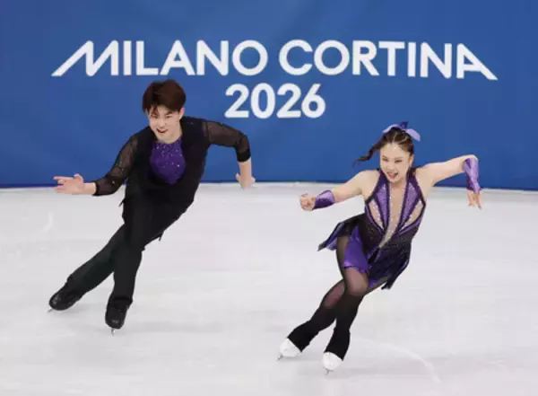 三浦、木原組がペアＳＰでトップ＝女子に坂本登場―フィギュア団体〔ミラノ・コルティナ五輪〕
