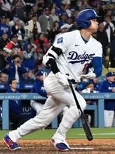 大谷の適時二塁打　大リーグ