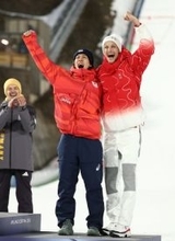 ３位の二階堂とデシュバンデン　五輪