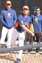 ブルペンの今井　大リーグ