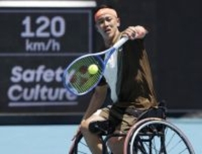 ４強入りした小田　全豪テニス車いす